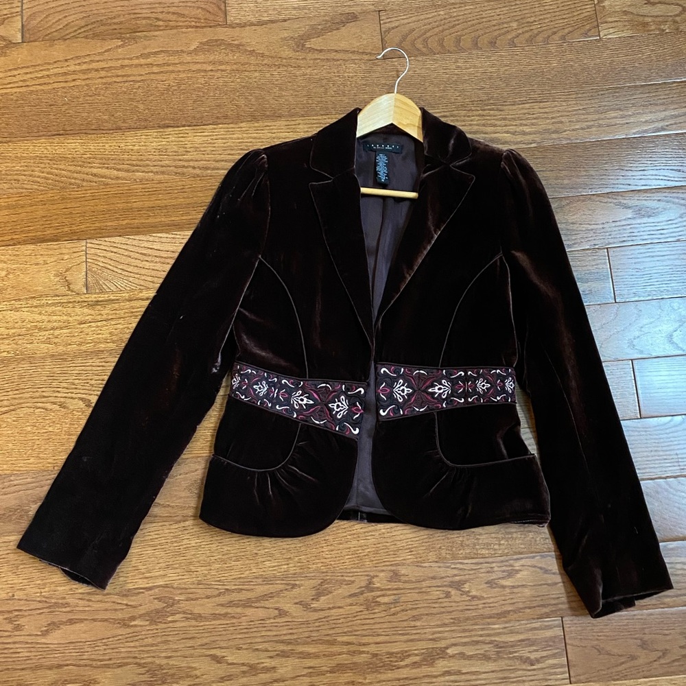 Velvet blazer